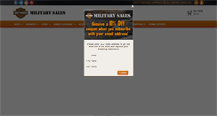 Desktop Screenshot of hdmilitarysales.com